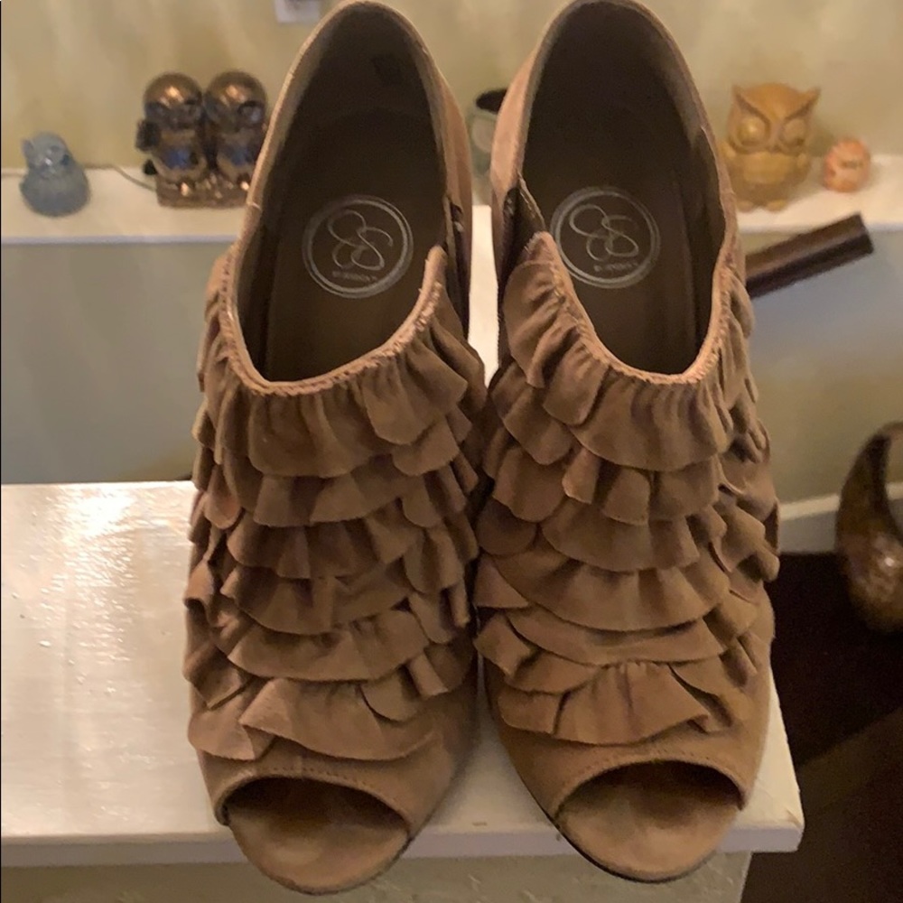 Suede booties